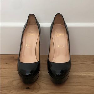 Louboutin Patent Leather Platform Pumps